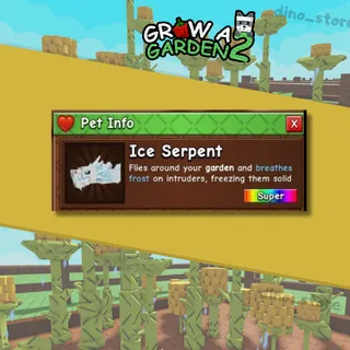 Ice serpent | immediate delivery - grow a garden 2