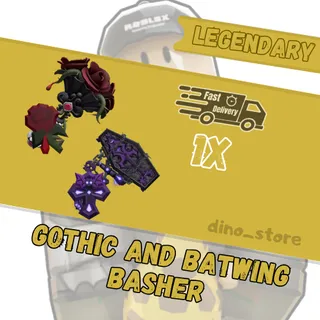 🌟Gothic bouquet and batwing basher🌟flee the facility