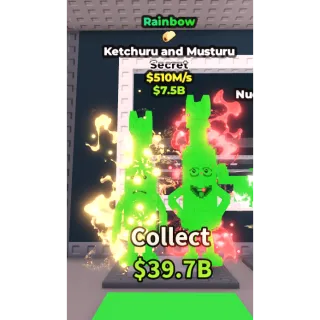 Rainbow ketchuru and musturu 510m/sec ( rare )