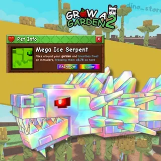 MEGA rainbow ice serpent - grow a garden 2
