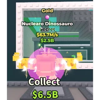 Gold nuclearo dinossauro 63.7m/sec