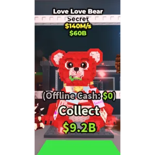 🌟Love love bear🌟only 1k exist