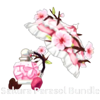 sakura parasol set ( new )