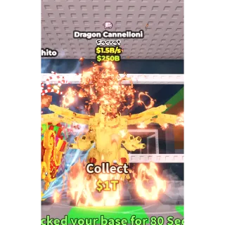 Dragon cannelloni 1.5b/sec