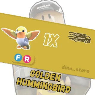 Golden hummingbird FR   - adopt me