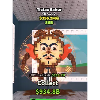 🌟Tictac sahur chocolate 356.2m/sec 🌟