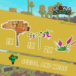 1x bone blossom + 1x dragon pepper + 2x elephant ears tree account ( global )