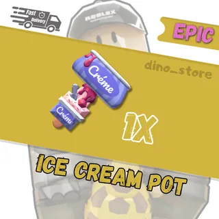 Ice cream pot set - flee the facility