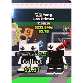  Yin yang los primos 232.5m/sec ( rare )