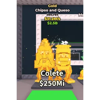 Gold chipso and queso