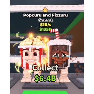  Popcuru and fizzuru 1b/sec ( new secret )