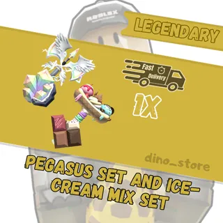 pegasus set and ice-cream mix sets - flee the facility
