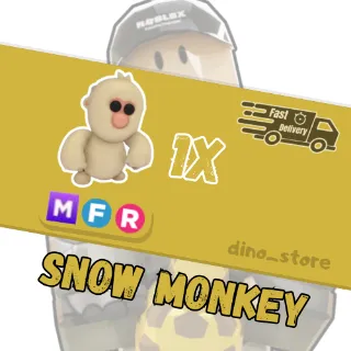 Snow monkey MFR - adopt me