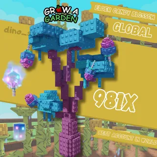 🌟981x Elder candy blossom ( best account in the world ) ( needs upgrade trees ) - global account🌟