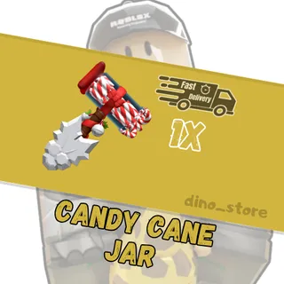 Candy Cane Jar - flee the facility