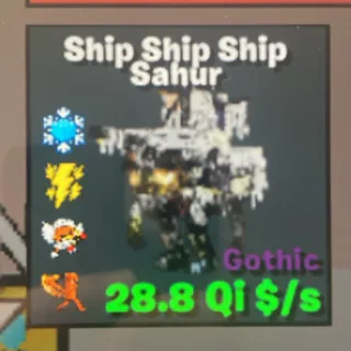 STB Ship Ship Gothic 4T