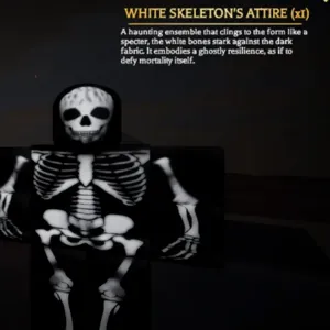 WHITE SKELETON ATTIRE
