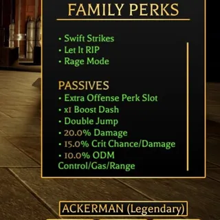 ACKERMAN - AOTR - CHEAP