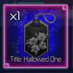 HallowedOne Title -  JJI