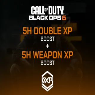 5 Hours Weapon XP Double XP + 5 Hours Double XP Call of Duty Black Ops 6