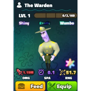 SpongeBob Tower Defense The warden