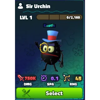 SpongeBob Tower Defense -Sir Urchin
