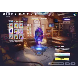 Fortnite Galaxy fire sprite