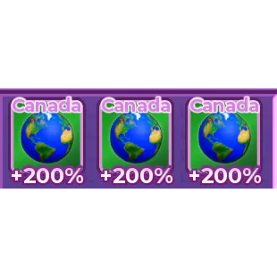 3x Canada Earth in +1 Keyboard Escape