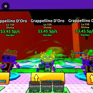 Hacker Grappelino D’Oro  | 3.45 Sp/s