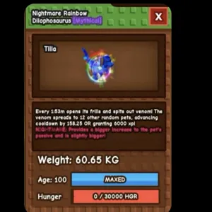 HUGE RAINBOW HATCHED DILOPHOSAURUS | 60Kg