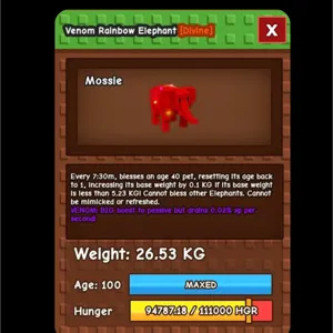 RAINBOW HATCHED ELEPHANT