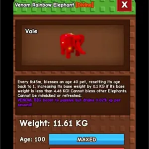 RAINBOW HATCHED ELEPHANT