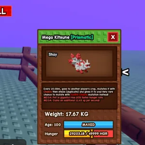 Mega Kitsune ~ 17KG MAX