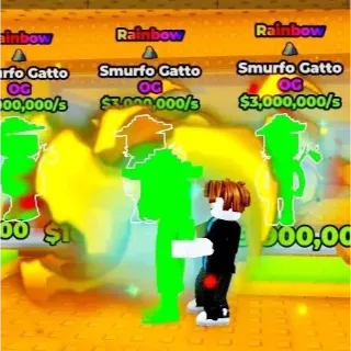 5x SMURFO GATTO | BREAK A LUCKY BLOCK