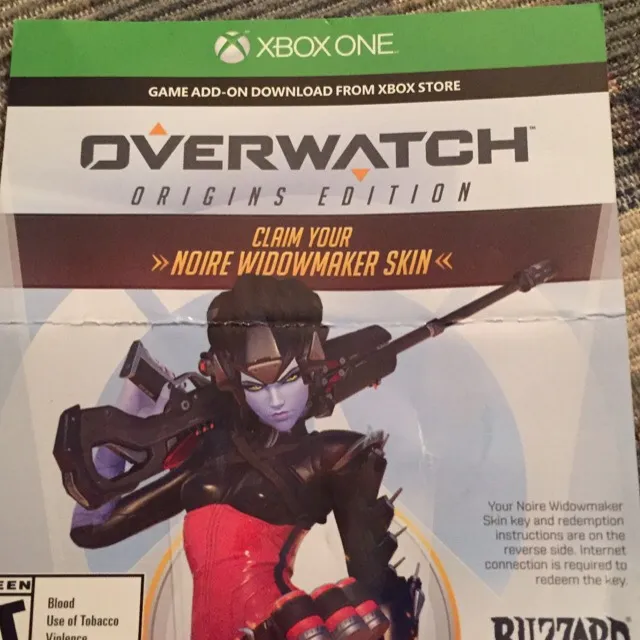 Noire Widowmaker Skin sale Xbox