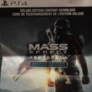 mass effect andromeda deluxe edition items redeem