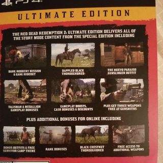 Red Dead Redemption 2 Ultimate Edition Upgrade Code Only (PS4) - Games - Gameflip