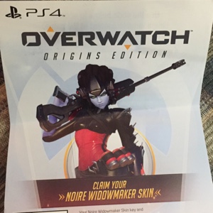 overwatch ps4 digital code