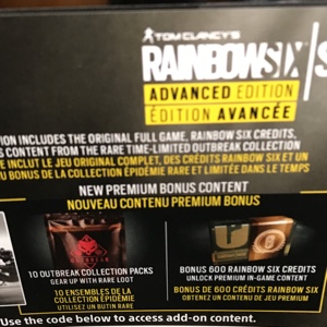 Rainbow Six Siege Advanced Edition Dlc Only Ps4 Ps4 - rainbow six on roblox roblox codes to redeem