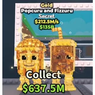 ⚜️GOLD POPCURU AND FIZZURU⚜️💸 212.M/s 💸SECRET BRAINROT | FAST DELIVERY | Steal a Brainrot | SAB | POPCURU AND FIZZURU GOLD