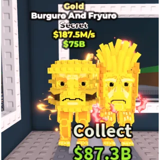 ⚜️GOLD⚜️ BURGURO AND FRYURO💸 187.5M/s SECRET BRAINROT | FAST DELIVERY | Steal a Brainrot | SAB