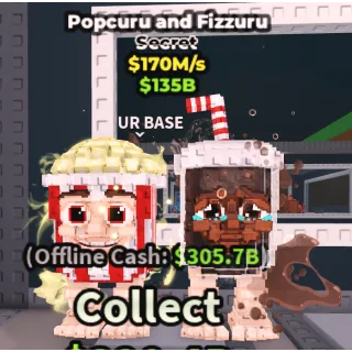 💸POPCURU AND FIZZURU💸💸 170M/s💸 SECRET BRAINROT | FAST DELIVERY | Steal a Brainrot | SAB | POPCURU AND FIZZURU