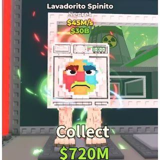 💸LAVADORITO SPINITO💸 45M/s SECRET BRAINROT | FAST DELIVERY | Steal a Brainrot | SAB