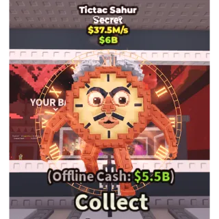 💸TICTAC SAHUR💸 37.5M/s SECRET BRAINROT | FAST DELIVERY | Steal a Brainrot | SAB