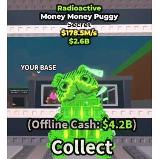 🟢RADIOACTIVE MONEY MONEY PUGGY🟢💸 178.5M/s SECRET BRAINROT | FAST DELIVERY | Steal a Brainrot | SAB MONEY PUGGY RADIOACTIVE