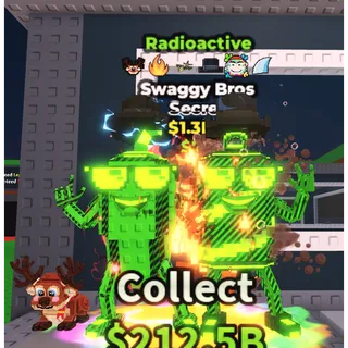 🟢RADIOACTIVE SWAGGY BROS🟢 💸 1.3B/s 💸 ⚡INSTANT DELIVERY| SAB | SWAGGY BROS RADIOACTIVE