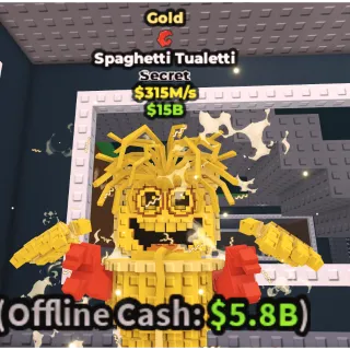 ⚜️GOLD SPAGHETTI TUALETTI⚜️💸315M/s💸 SECRET BRAINROT | FAST DELIVERY | Steal a Brainrot | SAB SPAGHETTI TUALETTI GOLD