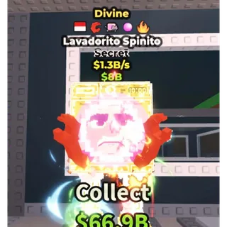 🌟 DIVINE LAVADORITO SPINITO 🌟 💸 1.3B/s 💸 ⚡INSTANT DELIVERY| SAB | LAVADORITO SPINITO DIVINE
