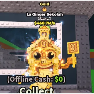 ⚜️GOLD LA GINGER SEKOLAH⚜️💸468.7M/s💸 SECRET BRAINROT | FAST DELIVERY | Steal a Brainrot | SAB|  LA GINGER SEKOLAH GOLD
