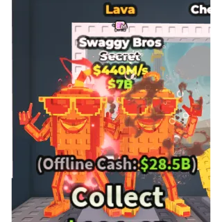 🌋LAVA SWAGGY BROS🌋💸 440M/s💸 SECRET BRAINROT | FAST DELIVERY | Steal a Brainrot | SAB | SWAGGY BROS LAVA